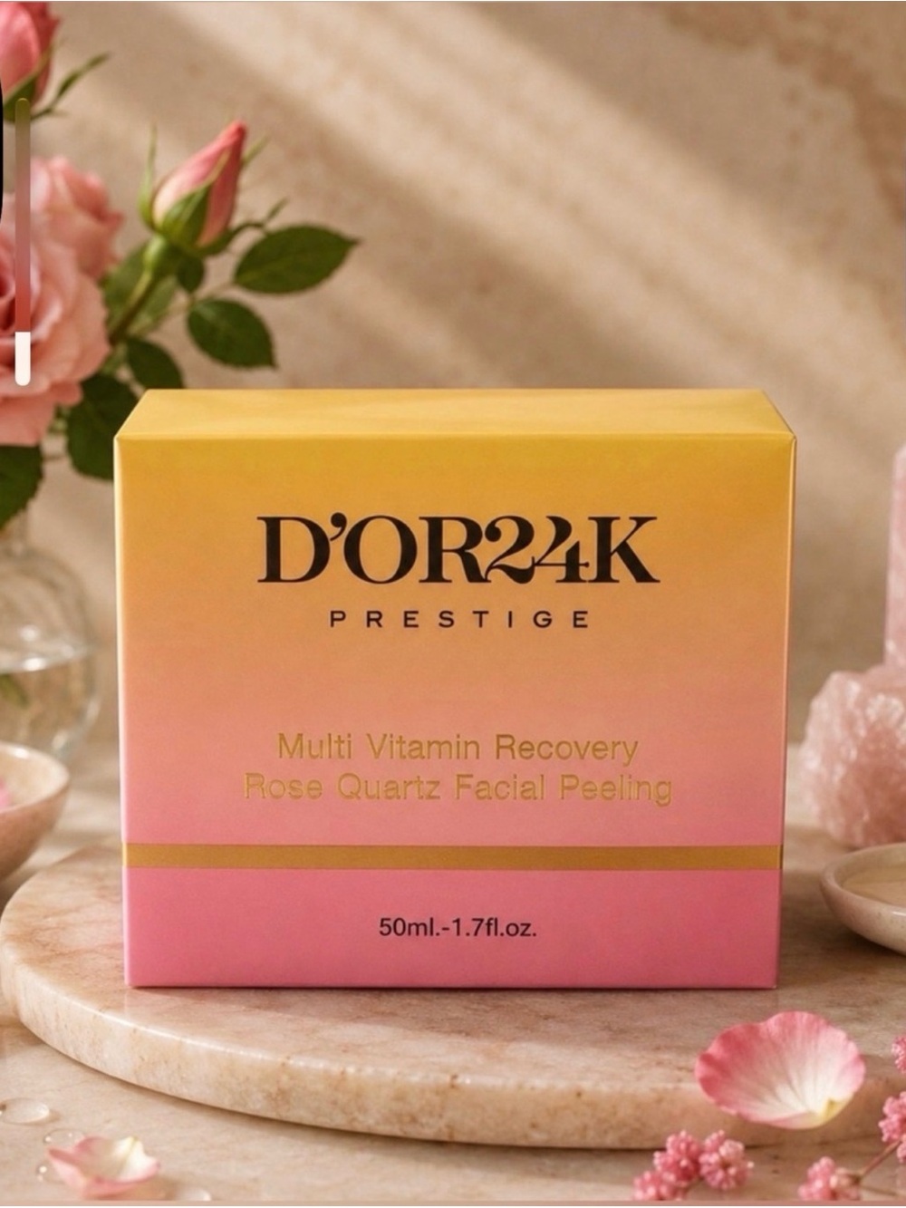 D’or24k Multi Vitamin Recovery Rose Quartz Facial Peel